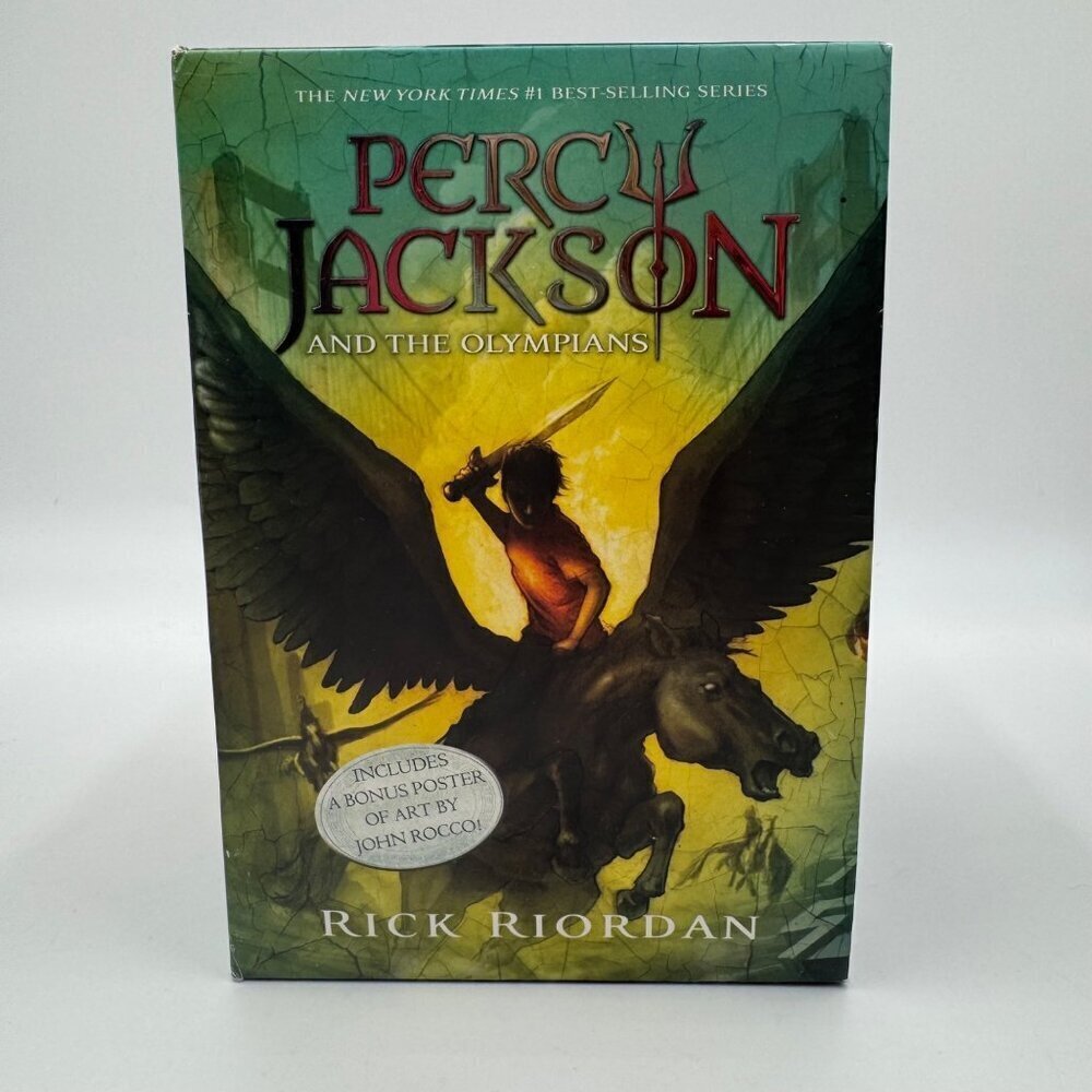 Percy Jackson and the Olympians 5 Book Paperback Boxed Set